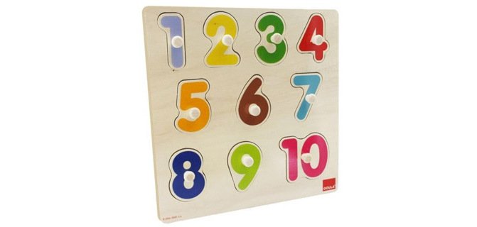 Puzle Goula números 10 piezas