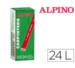 Lapices alpino carpintero caja de 24 unidades