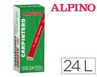 Lapices alpino carpintero caja de 24 unidades