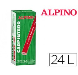 Lapices alpino carpintero caja de 24 unidades