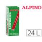 Lapices alpino carpintero caja de 24 unidades