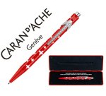 Boligrafo caran d'ache 849 total swiss con estuche punta media