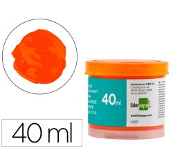 Témpera escolar Liderpapel - Bote de 40 ml.