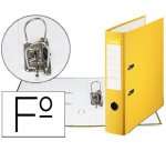 Archivador de palanca esselte carton forrado pvc folio lomo de 75 mm con rado