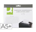 Hojas lubricantes y afiladoras Q-Connect para destructora - Paquete de 12 hojas 
