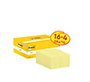 Bloc de notas adhesivas quita y pon post-it amarillo canario 38x51 mm pack promocional 16+4 gratis