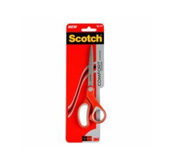 Tijeras ergonómicas ambidiestros Scotch Confort 18 cm de acero inoxidable