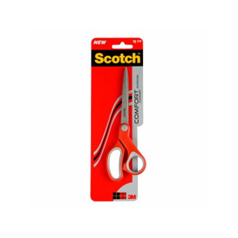 Tijeras ergonómicas ambidiestros Scotch Confort 18 cm de acero inoxidable