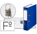 Archivador de palanca esselte carton forrado pvc folio lomo de 75 mm con rado