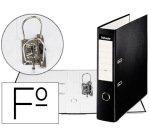 Archivador de palanca esselte carton forrado pvc folio lomo de 75 mm con rado