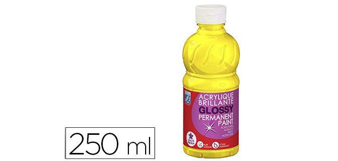 Pintura acrílica brillante l&b - Bote de 250 ml