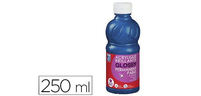 Pintura acrílica brillante l&b - Bote de 250 ml