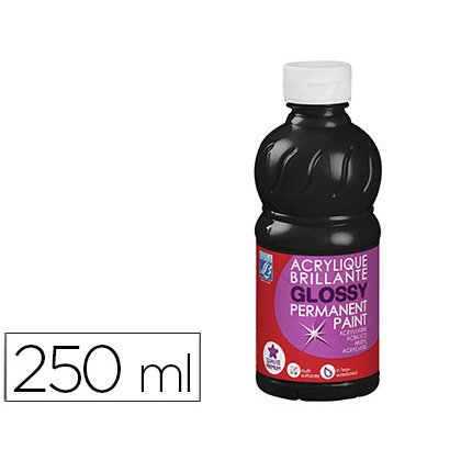 Pintura acrílica brillante l&b - Bote de 250 ml