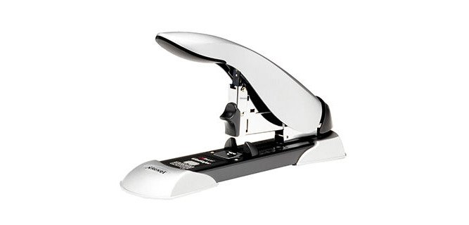 Grapadora rexel gladiator capacidad 160 hojas color plata / negro