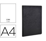 Libreta age-bag tapa cartulina lomo cosido liso 96 hojas color negro 210x297 mm