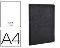 Libreta age-bag tapa cartulina lomo cosido liso 96 hojas color negro 210x297 mm