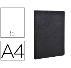Libreta age-bag tapa cartulina lomo cosido liso 96 hojas color negro 210x297 mm