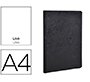 Libreta age-bag tapa cartulina lomo cosido liso 96 hojas color negro 210x297 mm