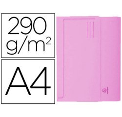 Paquete de 50 SubCarpetas Exacompta bolso colores intensos Forever - A4 - Rosa