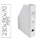 Revistero exacompta pvc lomo 70 mm color blanco 230x310x70 mm