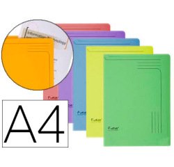 Paquete de 5 dossieres uñeros Exacompta Forever - A4 - Colores surtidos