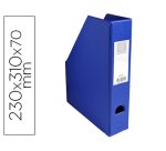 Revistero exacompta pvc lomo 70 mm color azul 230x310x70 mm