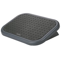 Reposapies ajustable q-connect con alfombrilla caucho 450x330x85 mm