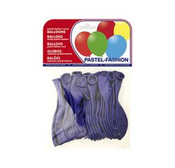 Globo 100% latex biodegradable azul marino bolsa de 20 unidades