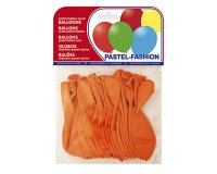 Globo 100% latex biodegradable pastel naranja bolsa de 20 unidades