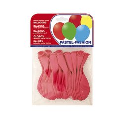 Globo 100% latex biodegradable pastel fucsia bolsa de 20 unidades