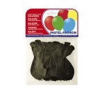 Globo 100% latex biodegradable pastel negro bolsa de 20 unidades