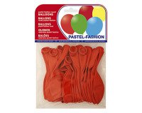 Globo 100% latex biodegradable pastel rojo bolsa de 20 unidades