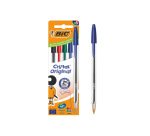 Boligrafo bic cristal original bolsa de 5 unidades colores surtidos 2 azul /1 negro /1 rojo /1 verde
