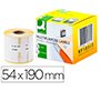 Etiqueta adhesiva q-connect kf18543 compatible dymo tamaño 59x190 mm caja con 110 etiquetas