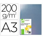 Cubiertas para encuadernar Q-connect PVC A3 incolora 200 micras - Paquete de 100 unidades