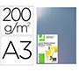 Cubiertas para encuadernar Q-connect PVC A3 incolora 200 micras - Paquete de 100 unidades