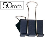 Pinza metalica q-connect reversible n.5 51 mm caja de 10 unidades
