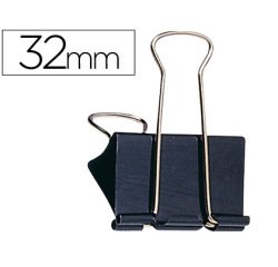 Pinza metalica q-connect reversible n.3 32 mm caja de 10 unidades