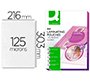 Paquete de 100 fundas de plastificar A4 q-connect 216 x 303 mm 125 micras