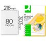 Paquete de 100 fundas de plastificar q-connect A4 216 x 303 mm 80 micras