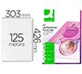 Paquete de 100 fundas de plastificar A3 q-connect 303 x 426 mm 125 micras