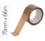 Cinta adhesiva polipropileno havana 45 micras q-connect  66 m x 75 mm 