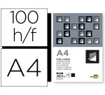 Papel carbon liderpapel film negro din a4 caja de 100 hojas