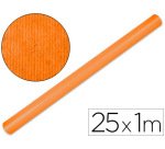 Papel kraft liderpapel naranja fuerte rollo 25x1 m