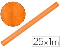 Papel kraft liderpapel naranja fuerte rollo 25x1 mt
