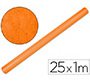 Papel kraft liderpapel naranja fuerte rollo 25x1 m