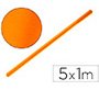 Papel kraft liderpapel naranja fuerte rollo 5x1 m