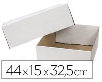 Caja de envio con tapa y fondo 430x320x150 mm