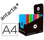 Carpeta antartik a4 forrada 4 anillas 25 mm redondas colores surtidos