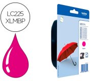 Brother LC225M XL Cartucho original magenta alta capacidad (1200 páginas)
